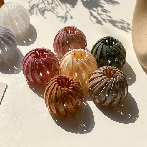 New Fashion Women Bun Hair Claw Horsetail Buckle Hair Clip B