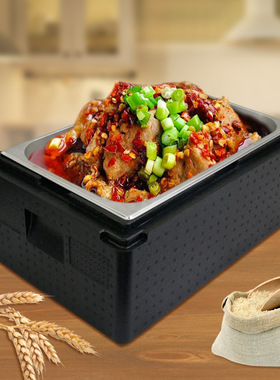 食品配送箱 EPP泡沫保温箱 1分之1份数盘20CM高度盆的专用保温箱