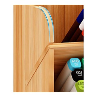 Wooden Multi-function Desktop Pen Holde 5 Layer Desk Organiz