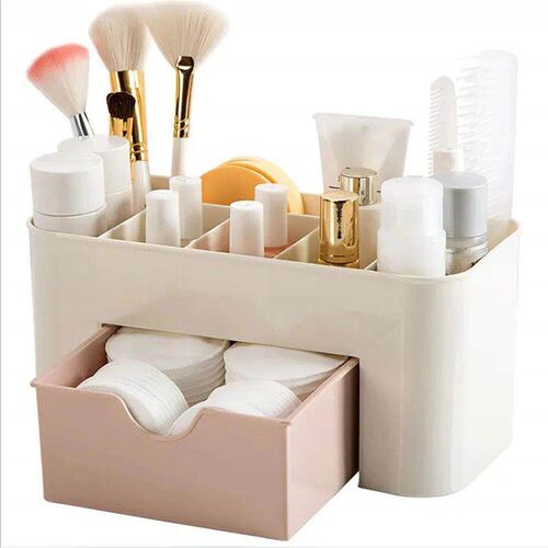 1PC/2PCS Cosmetics Storage Box With Drawer Desktop Bathroom