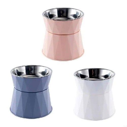 KX4B Dog Bowls Raised Stainless Steel Feeder Bowl with