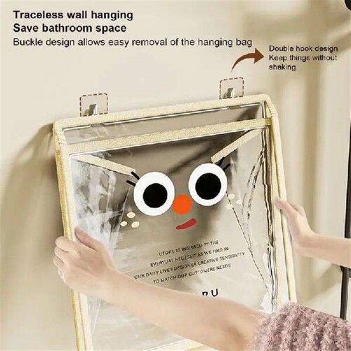 Waterproof Wall Hanging Bag Towel Clothes Storage Bag
