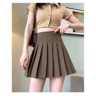 New pleated skirt for 2025 Womens Mini Skirts Japanese Schoo
