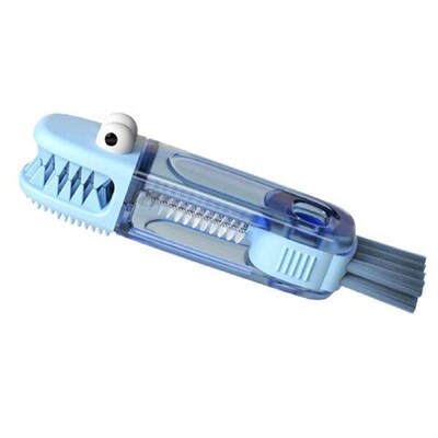 Crocodile Silicone Cup Lid Brush Reusable Soft Bristles
