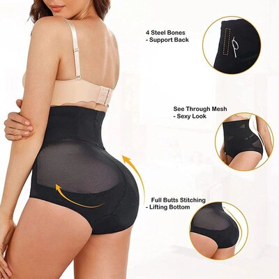 High Waisted Body Shaper X-shaped Girdles Tummy Control Shap