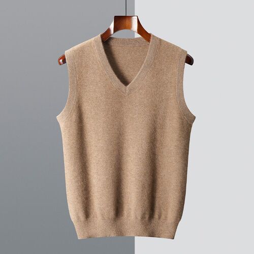 Autumn And Winter New Wool Sweater Vest Mens Vest Fashion C