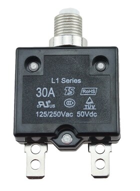 5A/10A/15A/20A/30AMP Push Button Thermal Circuit Breaker Pa