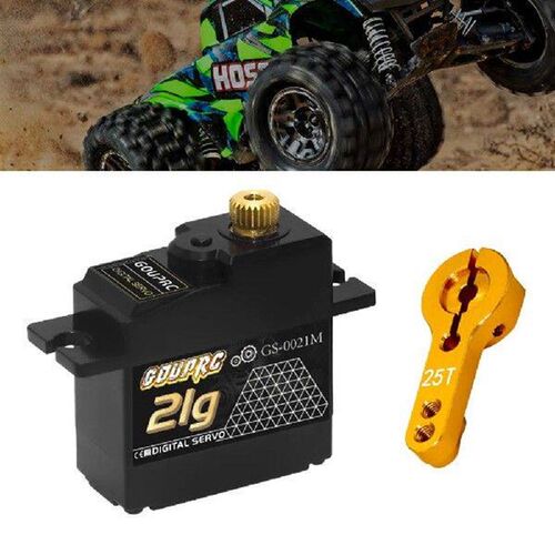 21G Waterproof RC Digital Micro Servo with 25T Servo Horn