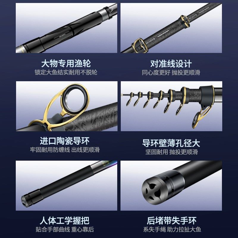 方天画戟5号长节矶竿矶钓竿超轻硬碳素矶杆远投滑漂专用海竿装,户外/登山/野营/旅行用品,矶钓竿,淘宝优惠券,粉丝福利购,淘宝优惠卷