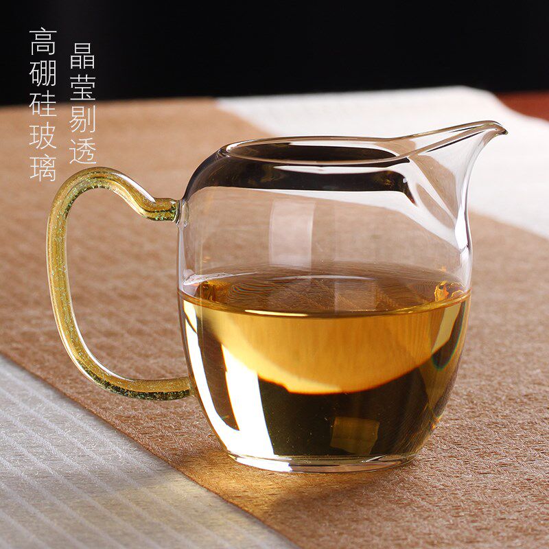 八布创品玻璃公道杯星空满怀匀杯高硼硅耐热茶盅公杯分茶器