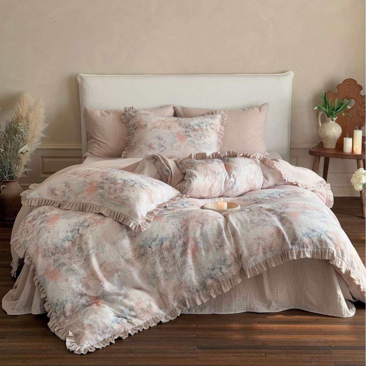 法式公主风a类双层纱四件套全棉纯棉床单荷叶边裸睡被套床上用品4,3C数码配件,其它配件,淘宝优惠券,粉丝福利购,淘宝优惠卷