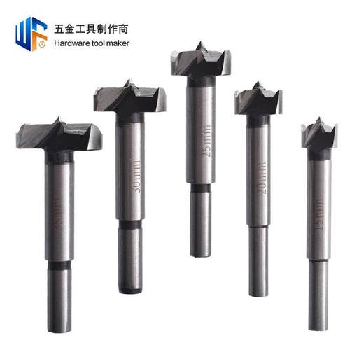 木工平翼钻头15-35mm套装门锁铰链打孔工具圆柄开孔器电钻扩孔钻