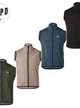 2025新品CSPD便携骑行防风马甲户外运动休闲钓鱼男女款秋冬季速干