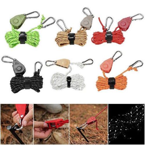 Tent Fastener Rope Adjustable Canopy Hanger Rope Windproof