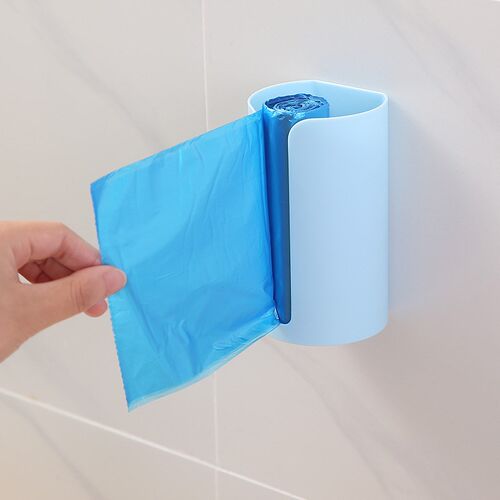 Nail-Free Creative Plastic Garbage Bag Holder Wall Mounted T