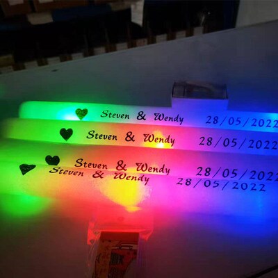 12/15/30/60Pcs/Lot Glow Sticks Bulk Colorful LED Foam Stick