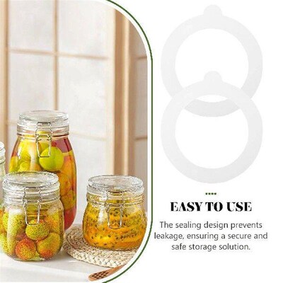 8 Pcs Silicone Seal Vacuum Sealers Airtight Leakproof