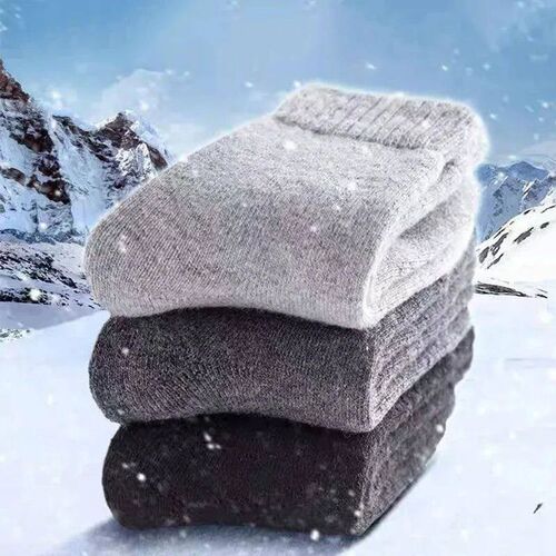 1 Pairs Winter Warm Women Socks Merino Wool Men Super Thicke