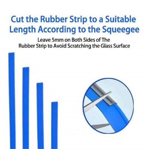 Glass Squeegee Refills Replacement Squeegee Rubber Home