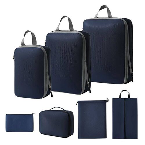 7pcs Double-layer Portable Compression Storage Bag Travel Co