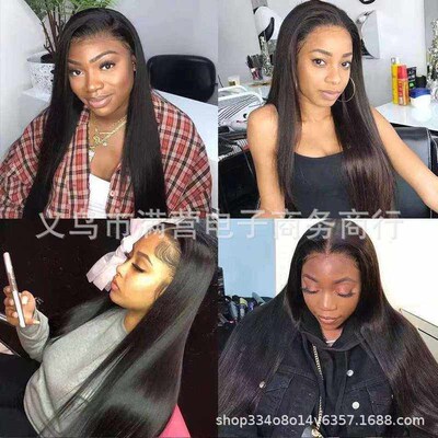 African wig womens mid-section bangs long fion chemical fib