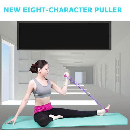 Gym 8 Word Elastic and Chest Developer Ruer Expander Rop