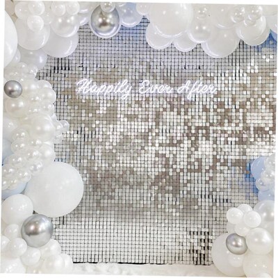 Party Background Curtain Sequin Backdrop Wedding Decor Baby
