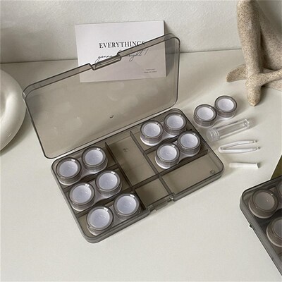 New 6 Pairs Large Contact Lens Storage Box Portable Travel