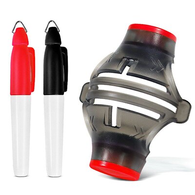 Golf Ball Line Marker Drawing Tool and Marks Pens Set Templa