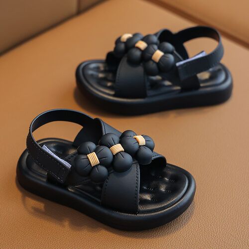 Childrens Sandals Summer Girls 2023 New Girls Soft Sole An