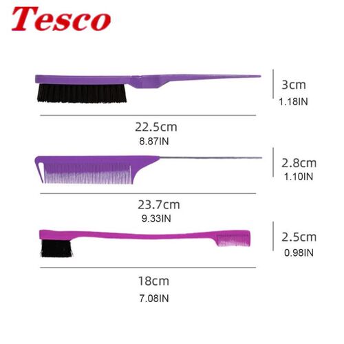 1Pc Beauty Double Sided Edge Control Hair Comb Hair Styling