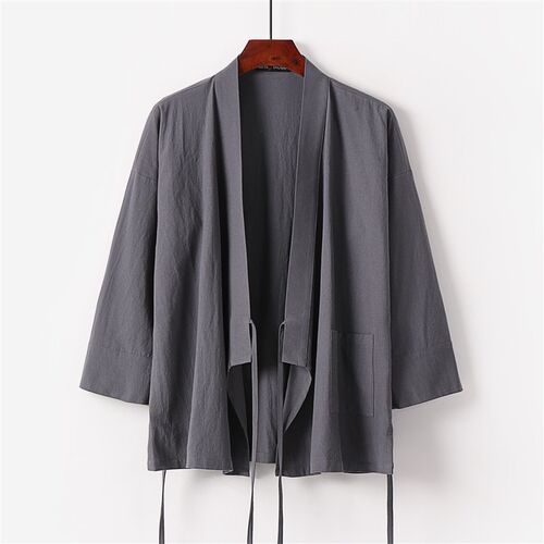 Plus Size Mens Shirt Hanfu Loose Mens Chinese Style Cotton