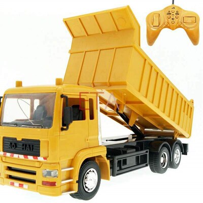 Kids remote-controlled model big truck toy car dump truck