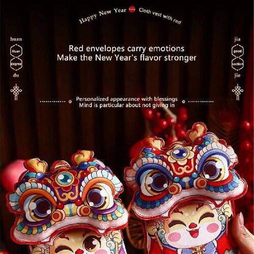 Red Envelope Bag Light Weight New Years Eve Wallet Li Shi