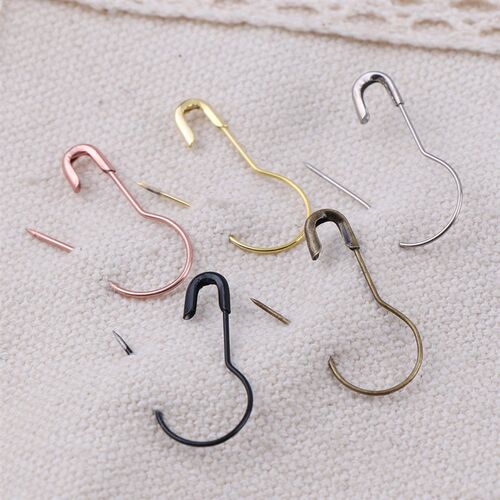 100Pcs Metal Pins Calabash Gourd Pear Shape Safety Metal Cli