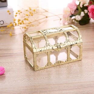 2021 New Vintage Transparent Storage Box Candy Trinket Jewel