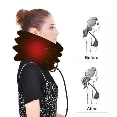Neck Stretcher Air Inflatable Cervical Traction  Apparatus D