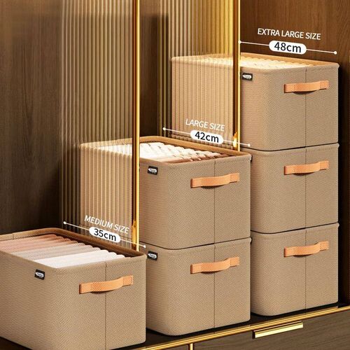 1/2/3PCS Collapsible Clothing Organizer Closet Clothes Pants