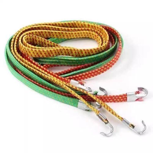 Elastic binding rope with hooks, suitable for bicycles, elec