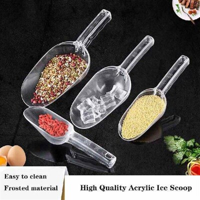 Thickened Acrylic Ice Scoops Transparant Ice Shovel Party
