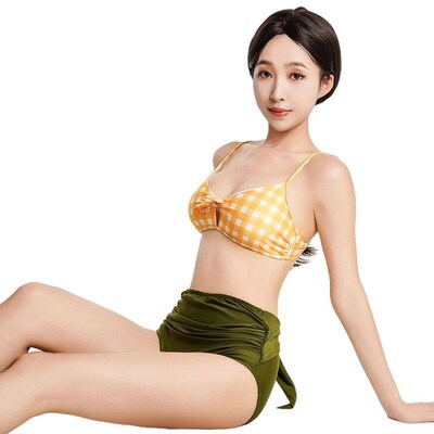Women Two Pieces Padded Bikini Swimsuit Set Summer 2024
