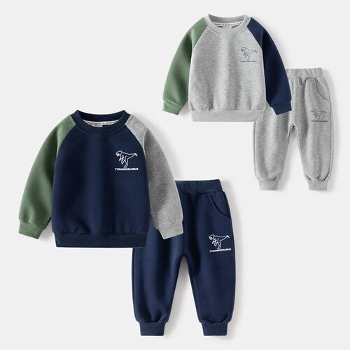 Boys Suit Wholesale 2025 New Childrens Dinosaur Printing C
