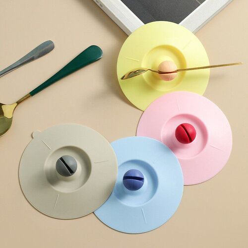 Silicone Cup Lid - Food Grade, Multi-functional, Dustproof,
