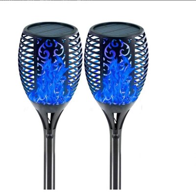 Solar outdoor garden lights simulation flame lights househol