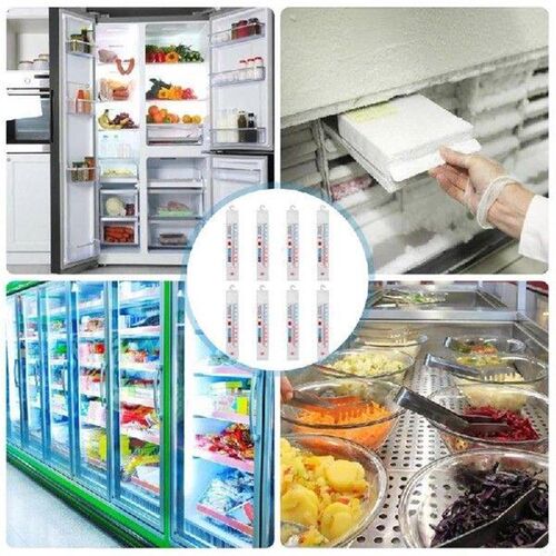 193F Set of 8/10 Refrigerator Freezer Thermometers with