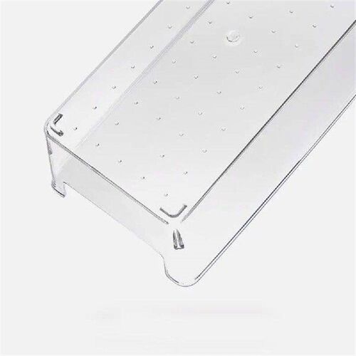 Transparent Transparent Desk Storage Box Plastic Wave Point