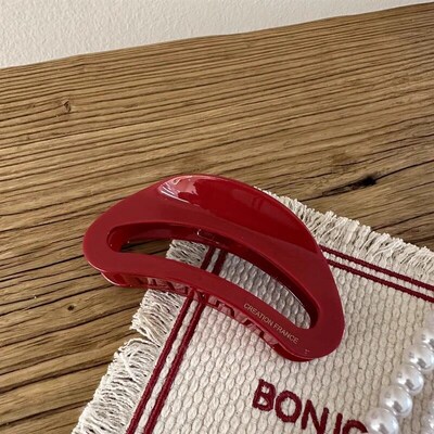 Festive Chinese Red tic Acid Hair Clip Half-Tie Hair Clip Gi