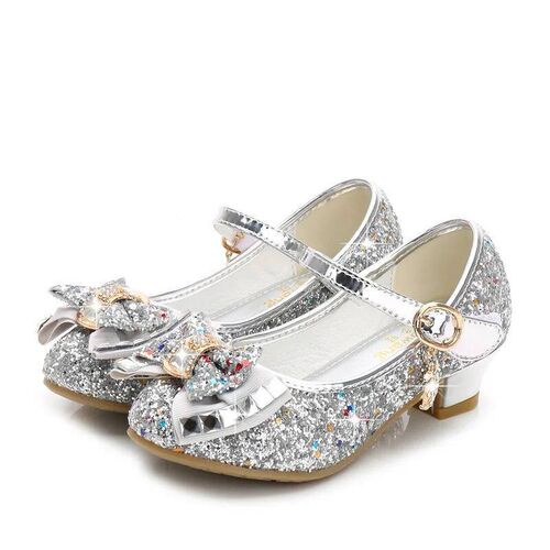 Princess Kids Shoes for Girls Sandals Flower Casual Glitter