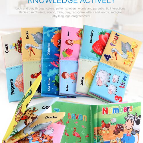 Baby Cloth Book Intelligence Development Soft Learning Cogni
