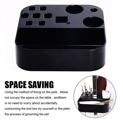 Table Scissors Dog Comb Boxes Plastic Storage Box Pet Groomi